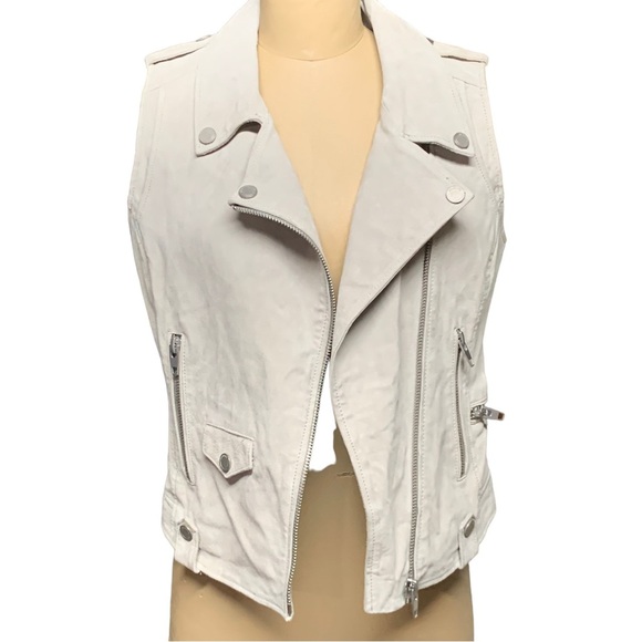 BLANK NYC, Genuine Suede Moto vest - Picture 4 of 10